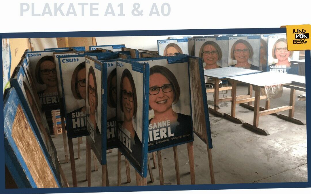 WAHLKAMPAGNE PLAKTIERUNG