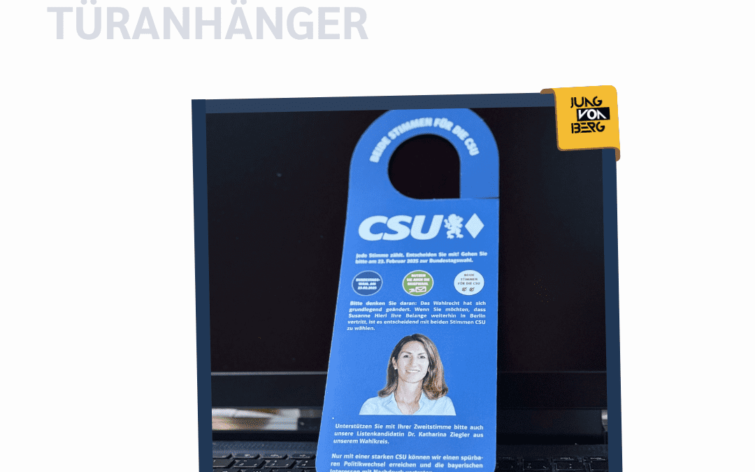 WAHLKAMPAGNE PRINT